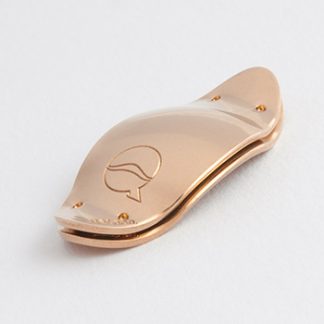 LefreQue 33mm Fine Silver/Gold Plated Rose