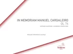 GL74 In Memoriam Manuel Cargaleiro | Gonçalo d’Alcântara Lourenço